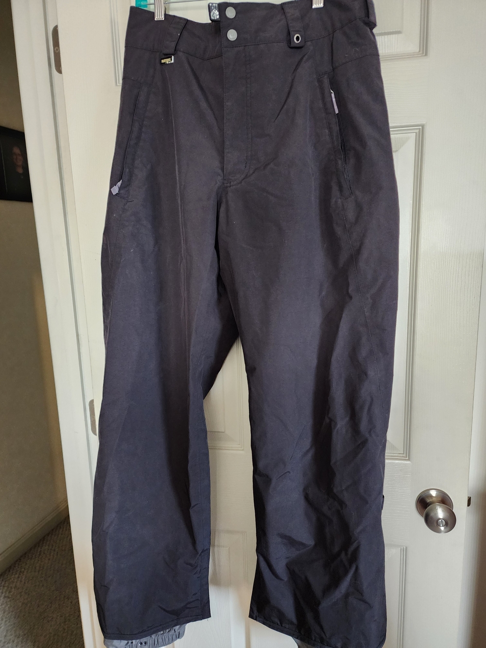 Burton Black Men's Snow Pants - Insulated Ski/Snowboard Trousers